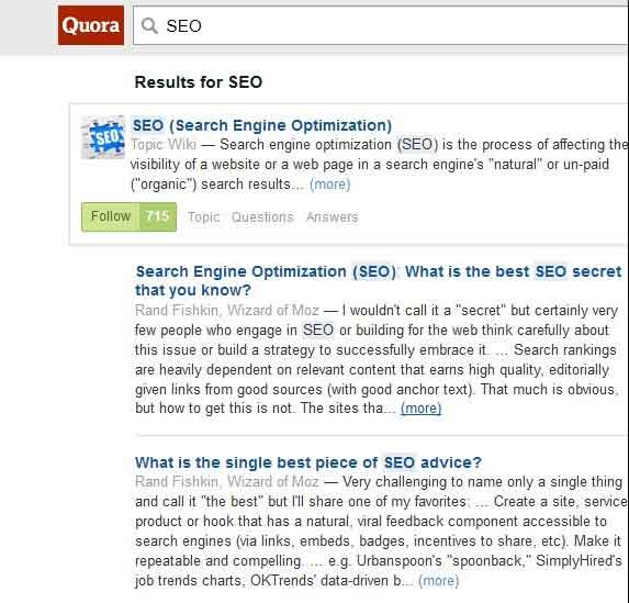 Quora và các trang Q&A