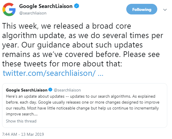 Google cập nhật thuật toán lớn