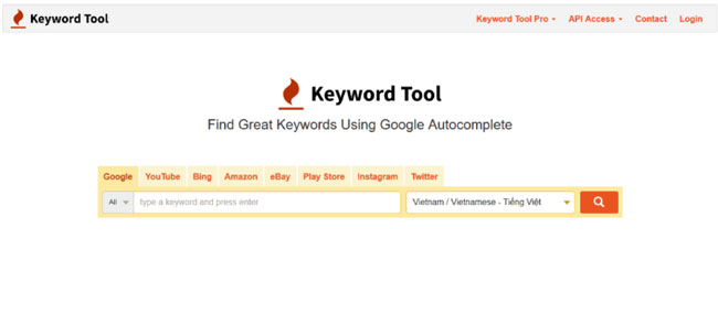 keyword tool
