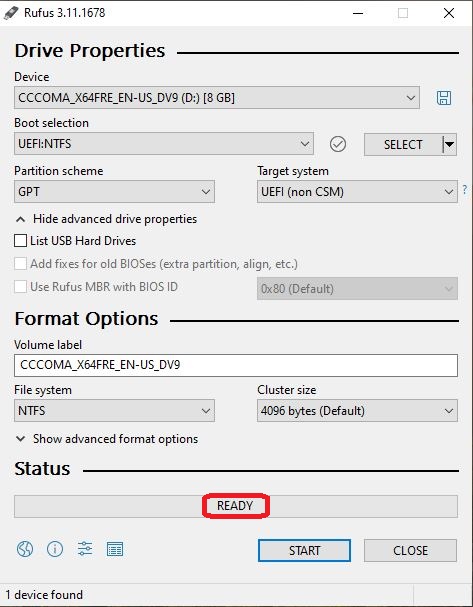 tải phần mềm rufus