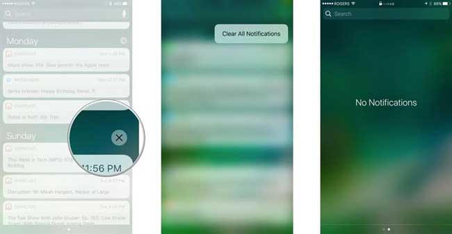 Tắt thông báo với 3D Touch