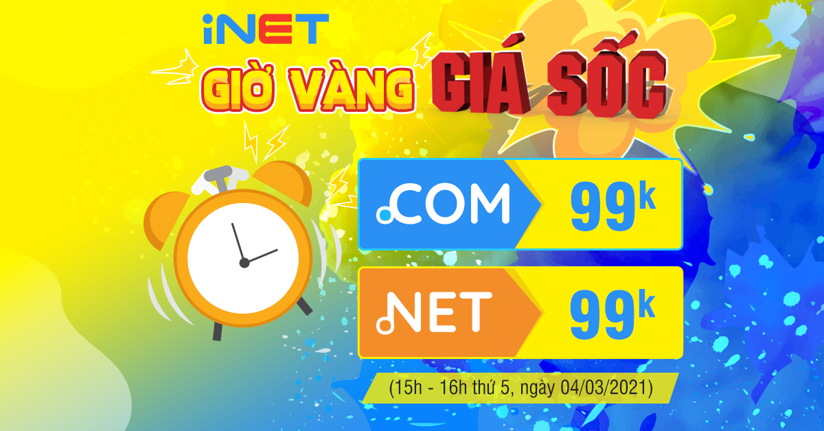 giờ vàng giá sốc inet