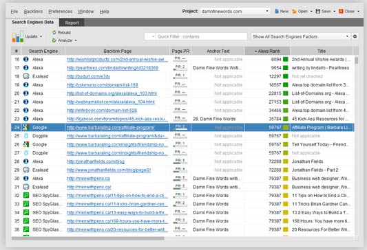 Tải phần mềm SEO SpyGlass