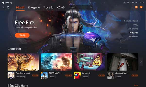 tải phần mềm gameloop