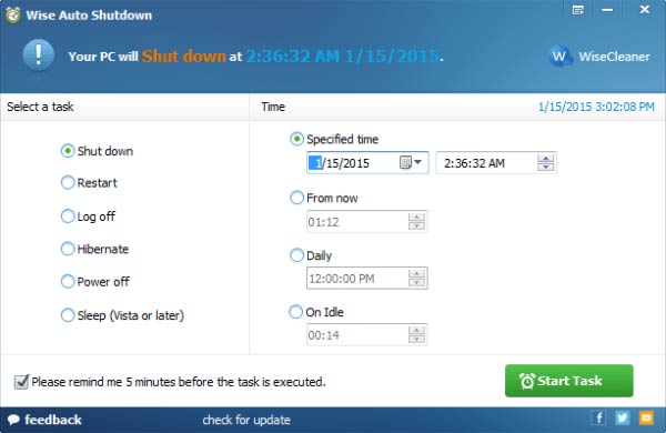 Tải phần mềm Auto shutdown
